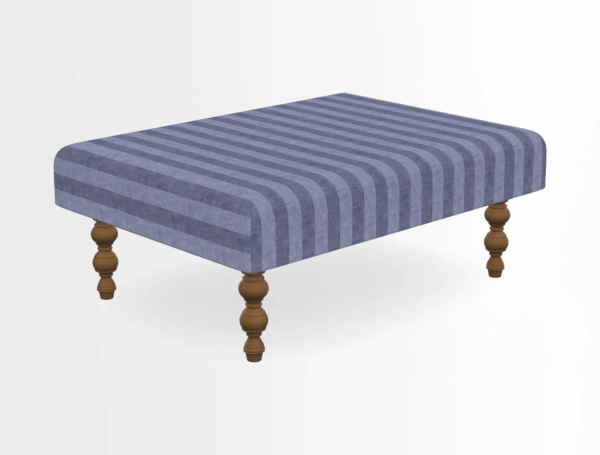 Porthallow Footstool in V&A Threads of India Sulawesi Splendour Indra Winter