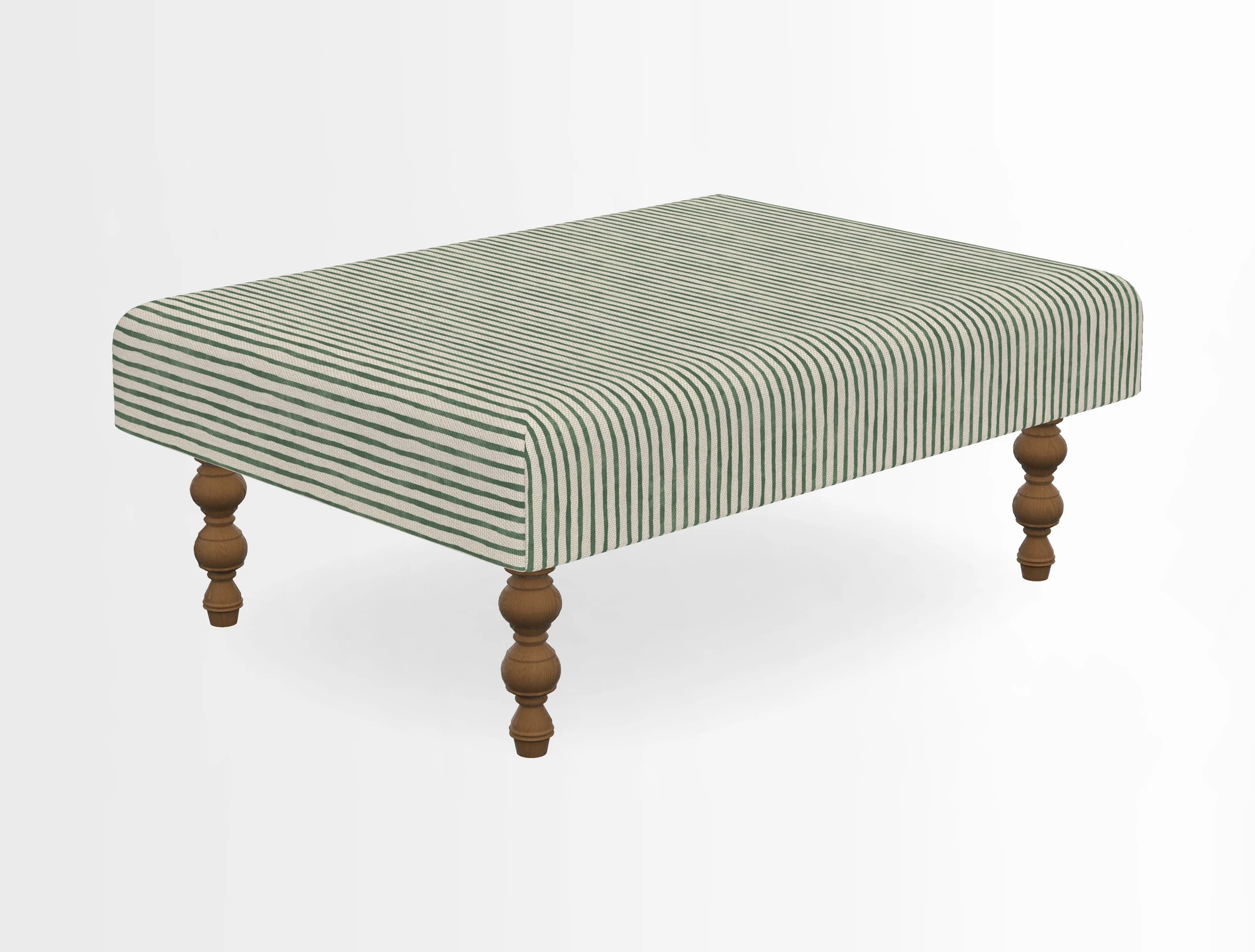 Porthallow Footstool in V&A Threads of India Sulawesi Splendour Indra Winter