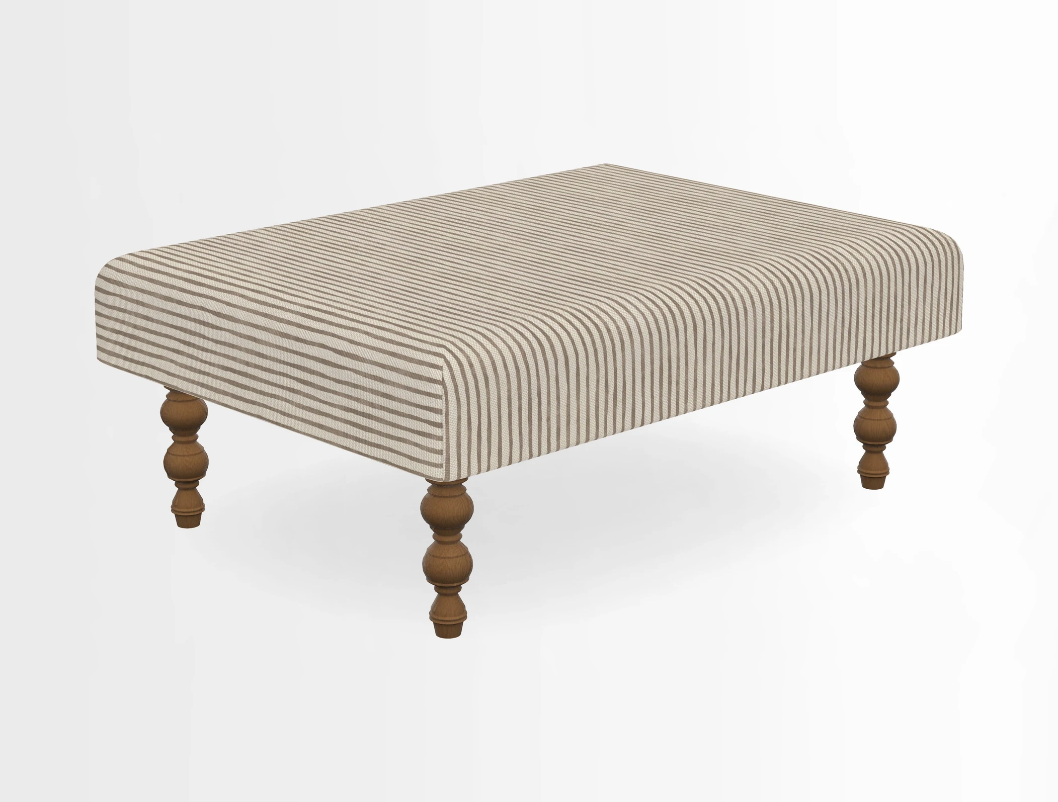Porthallow Footstool in V&A Threads of India Sulawesi Splendour Indra Winter