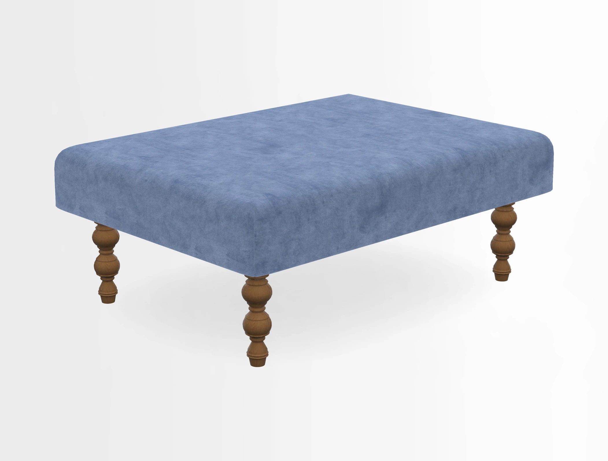 Porthallow Footstool in V&A Threads of India Sulawesi Splendour Indra Winter