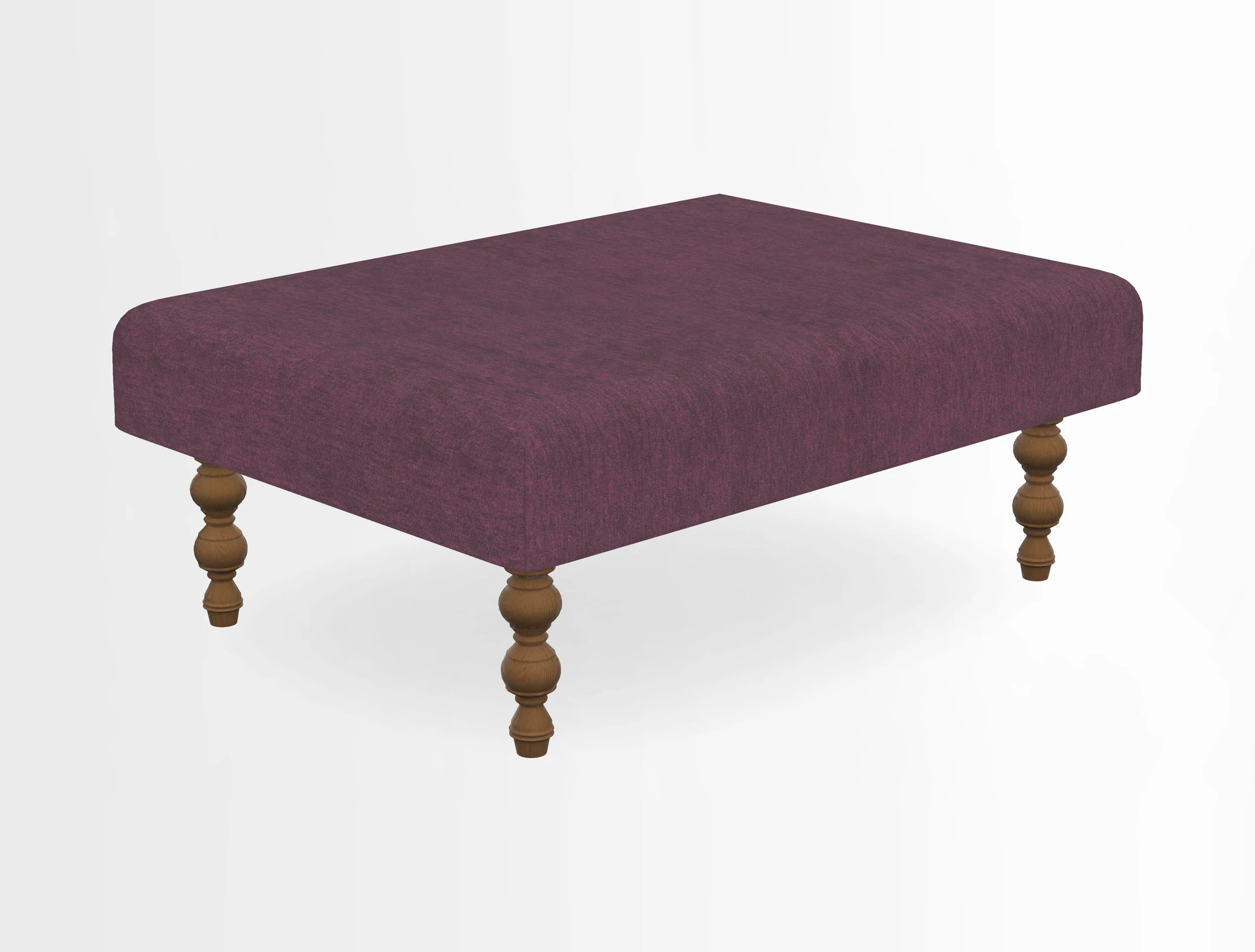Porthallow Footstool in V&A Threads of India Sulawesi Splendour Indra Winter