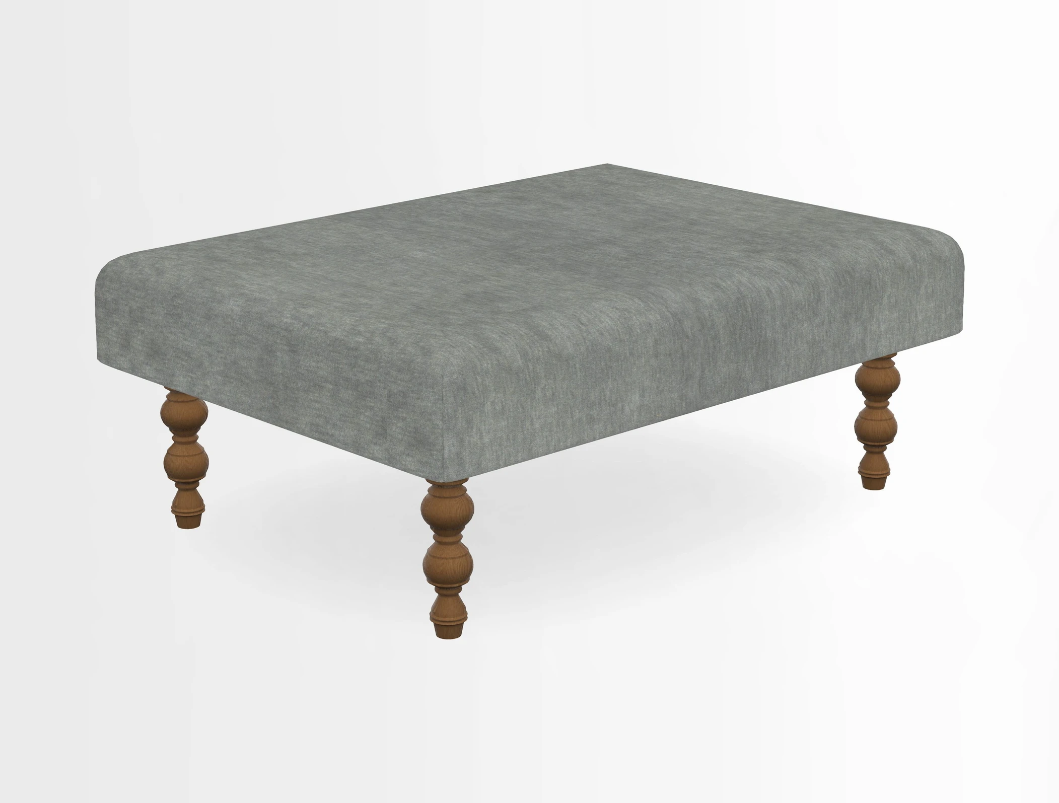 Porthallow Footstool in V&A Threads of India Sulawesi Splendour Indra Winter