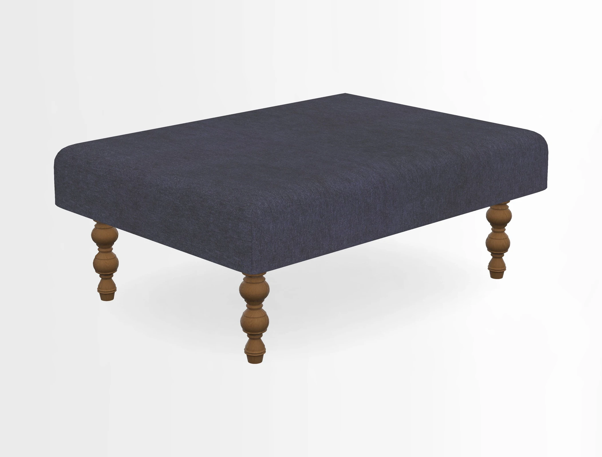 Porthallow Footstool in V&A Threads of India Sulawesi Splendour Indra Winter