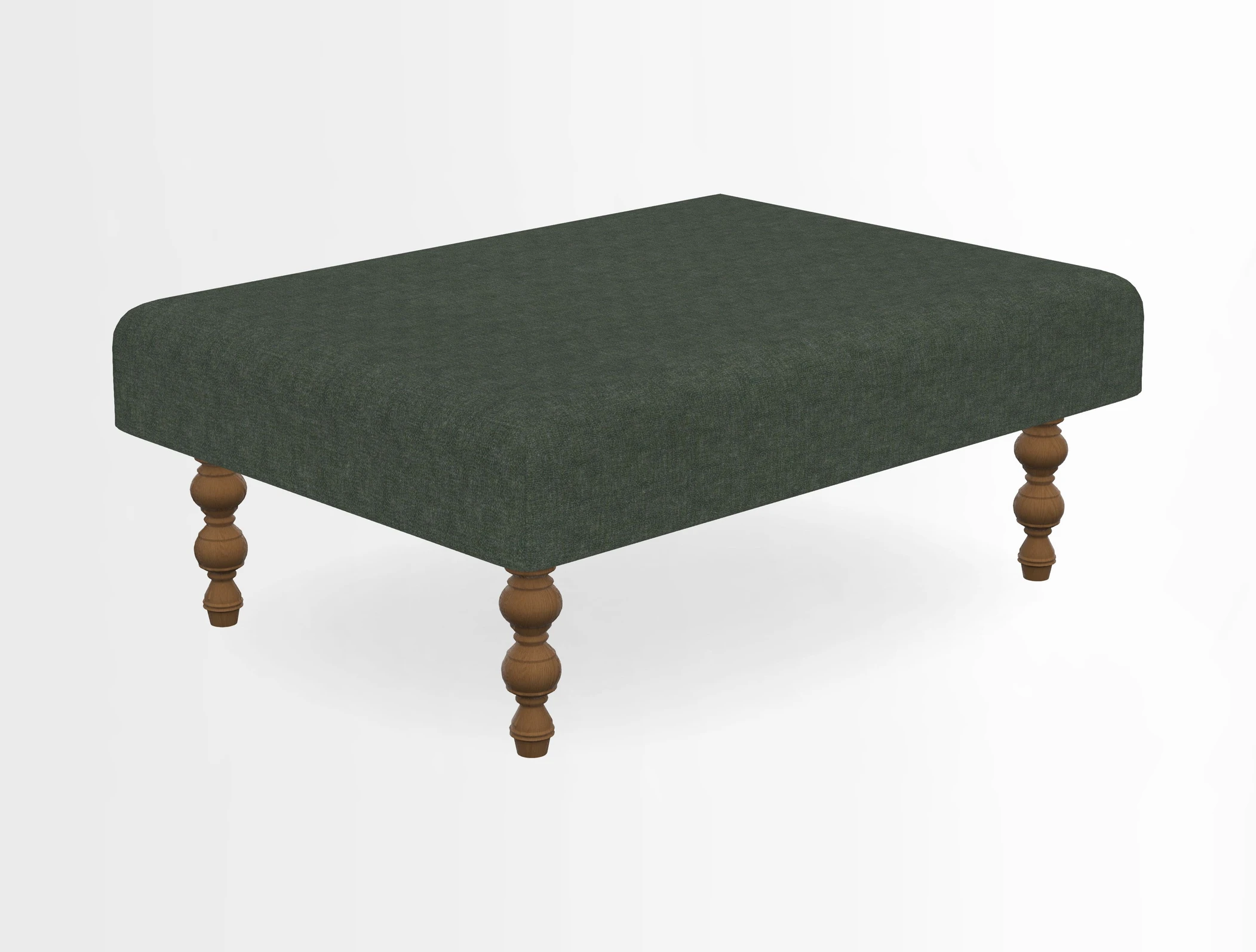 Porthallow Footstool in V&A Threads of India Sulawesi Splendour Indra Winter