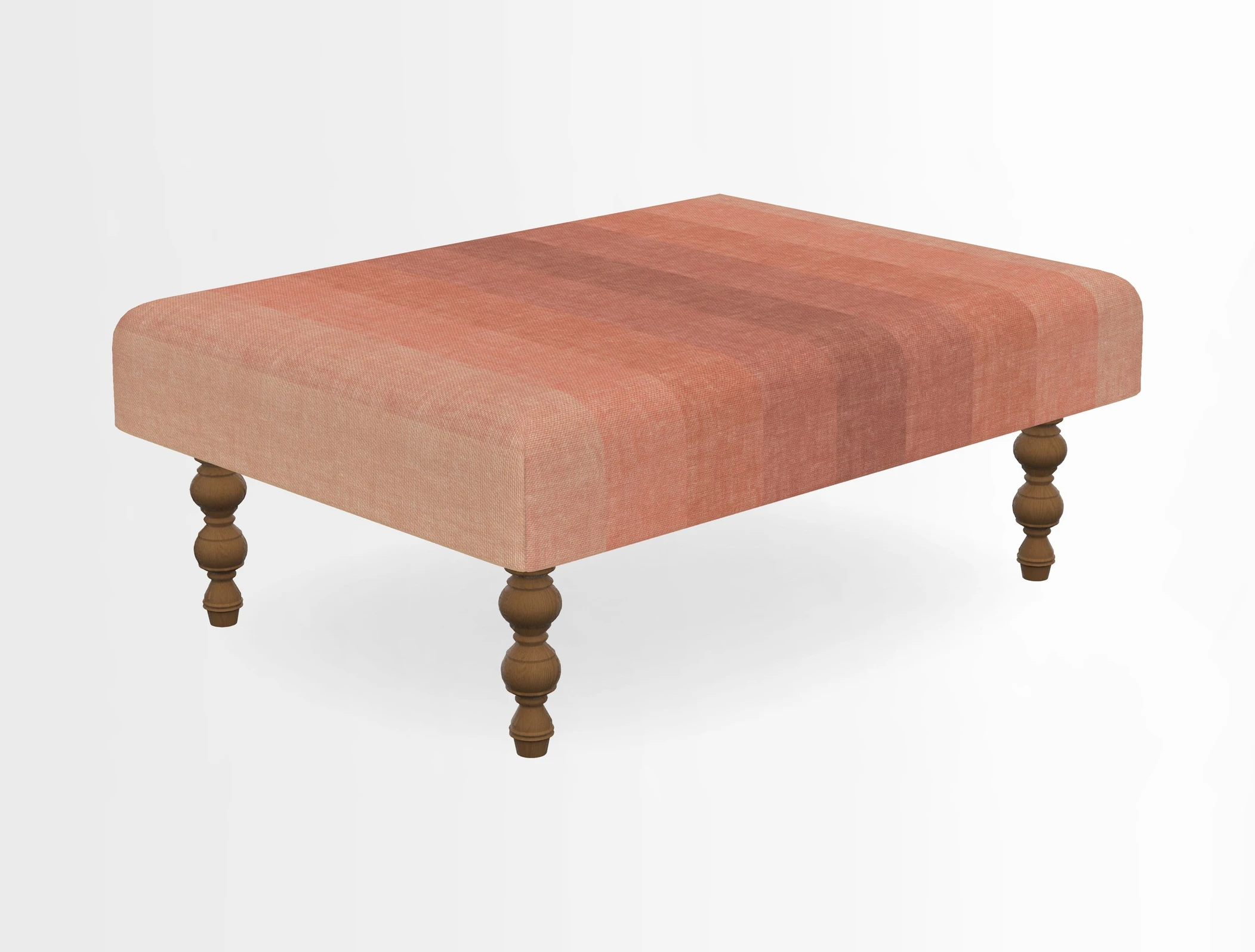 Porthallow Footstool in V&A Threads of India Sulawesi Splendour Indra Winter