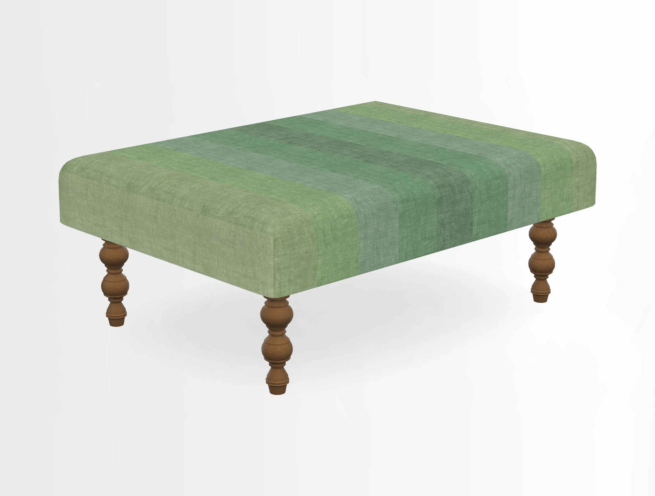 Porthallow Footstool in V&A Threads of India Sulawesi Splendour Indra Winter