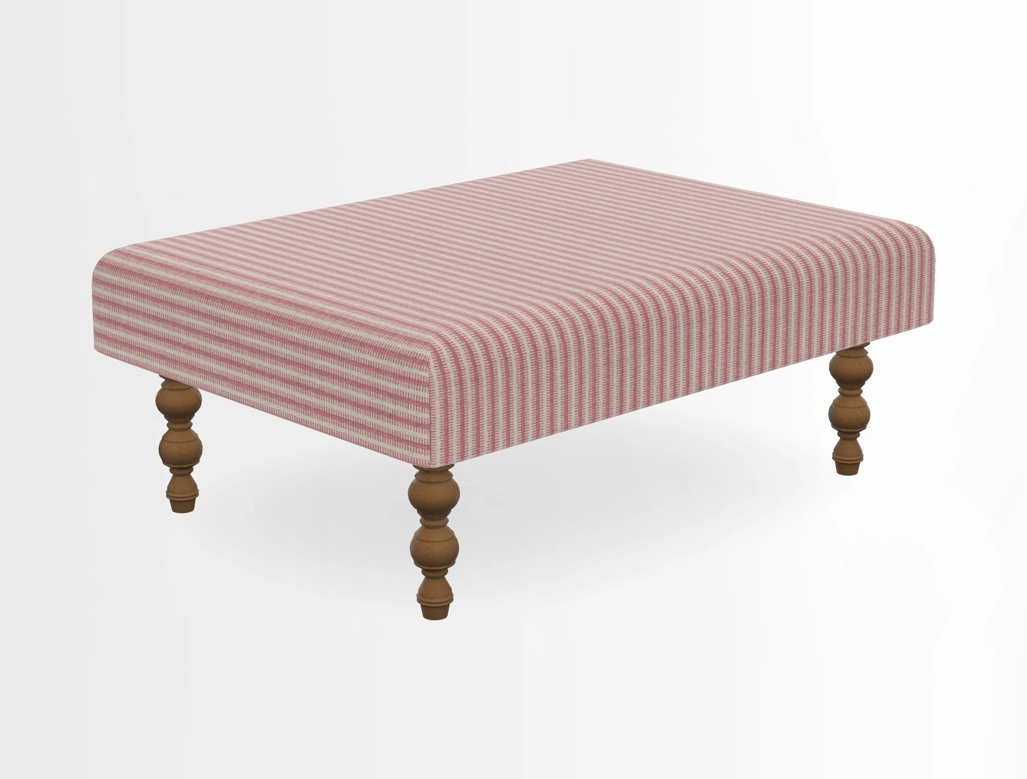 Porthallow Footstool in V&A Threads of India Sulawesi Splendour Indra Winter
