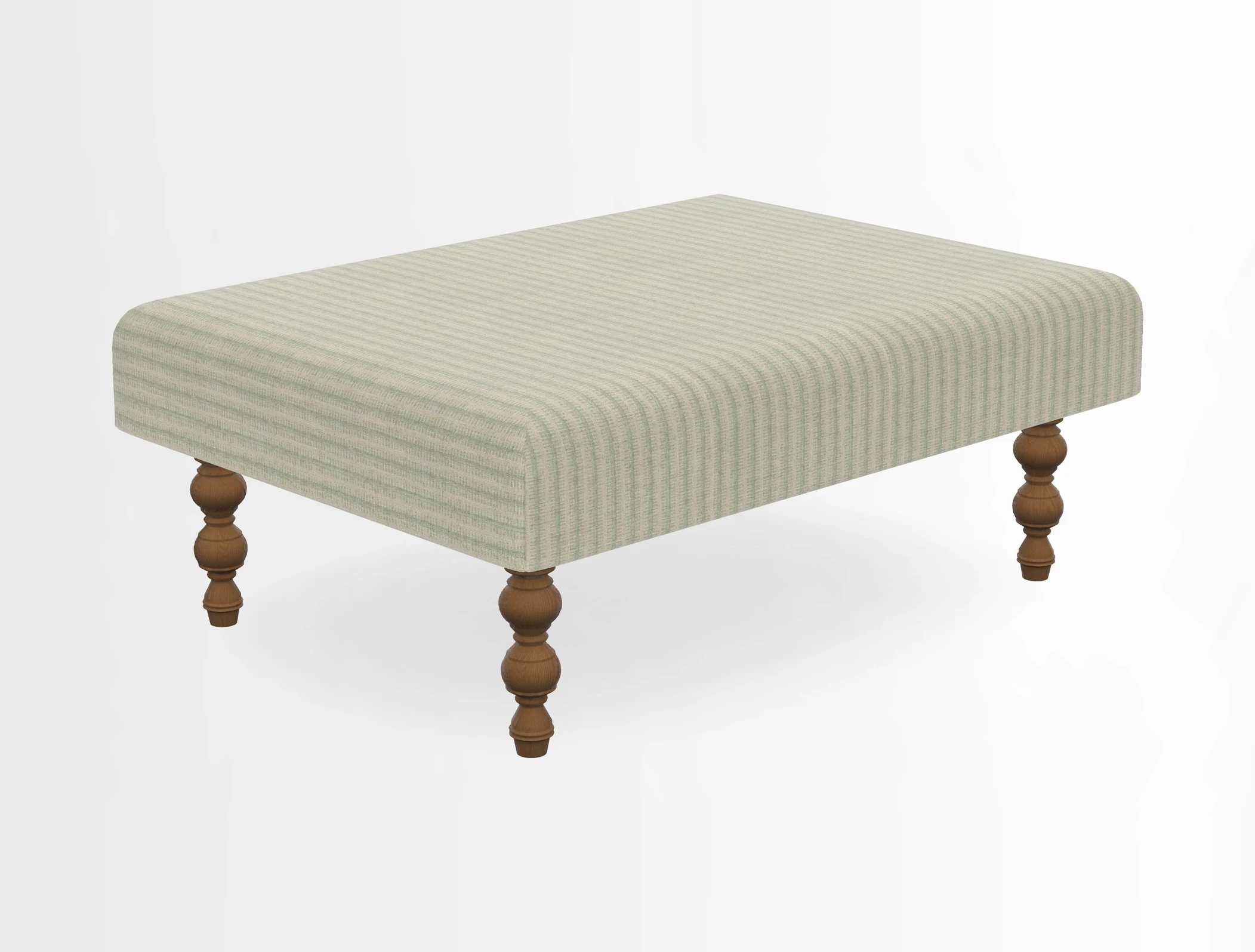 Porthallow Footstool in V&A Threads of India Sulawesi Splendour Indra Winter