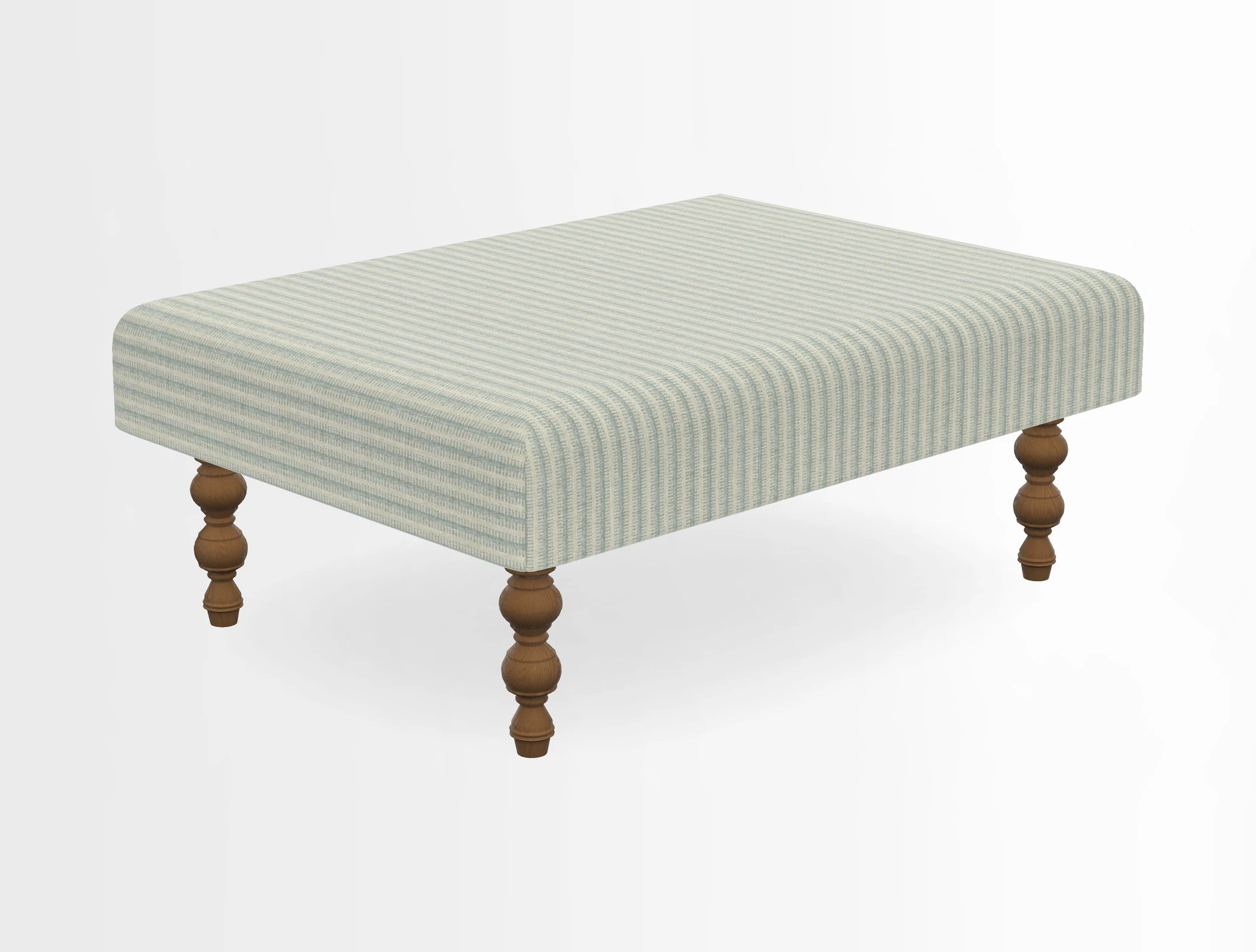 Porthallow Footstool in V&A Threads of India Sulawesi Splendour Indra Winter