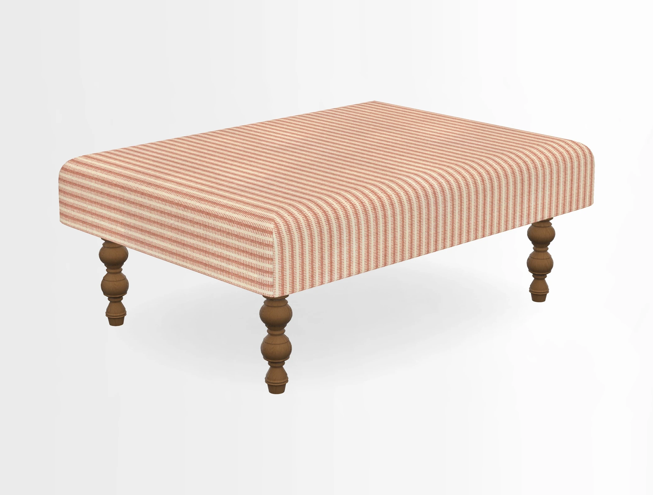 Porthallow Footstool in V&A Threads of India Sulawesi Splendour Indra Winter