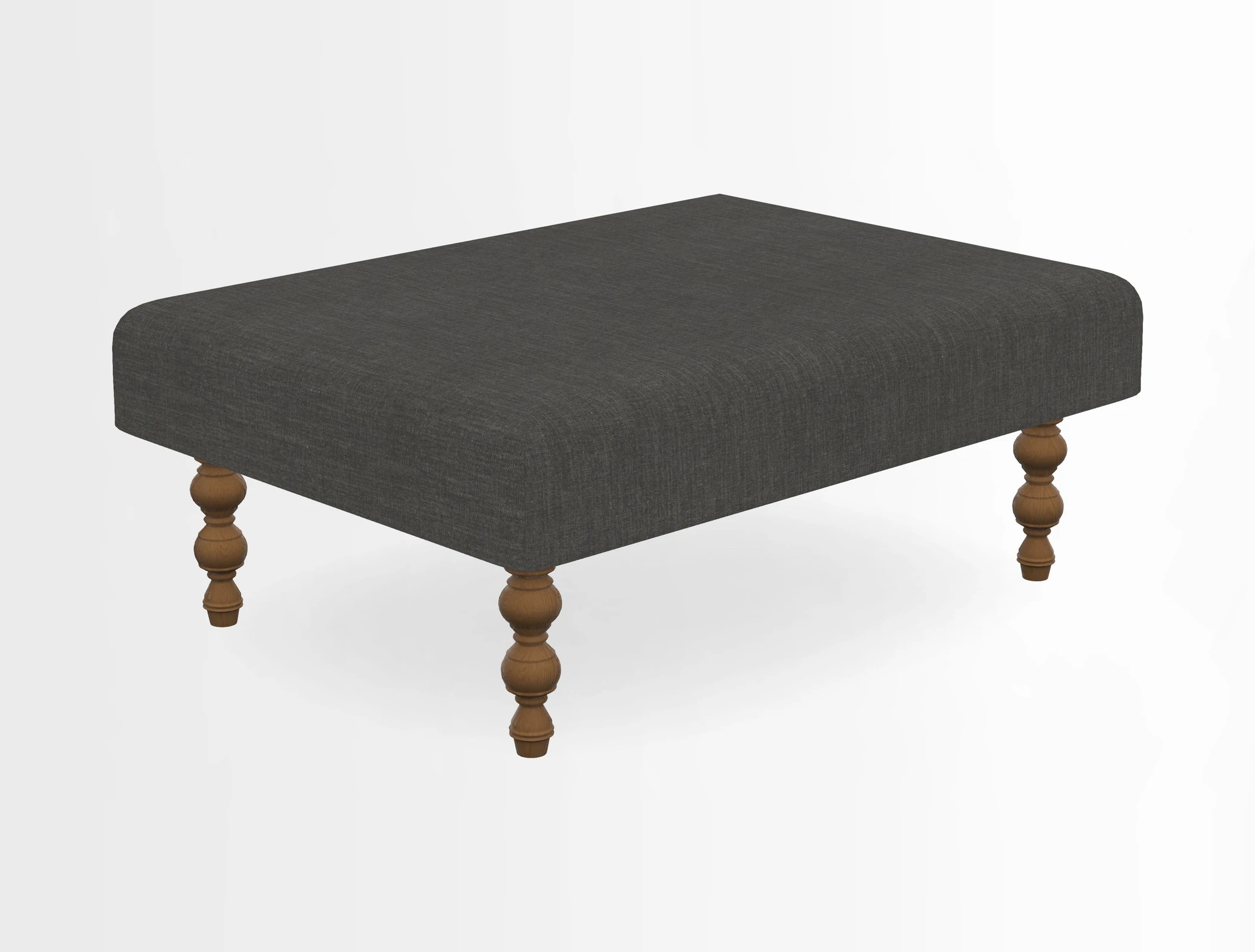 Porthallow Footstool in V&A Threads of India Sulawesi Splendour Indra Winter