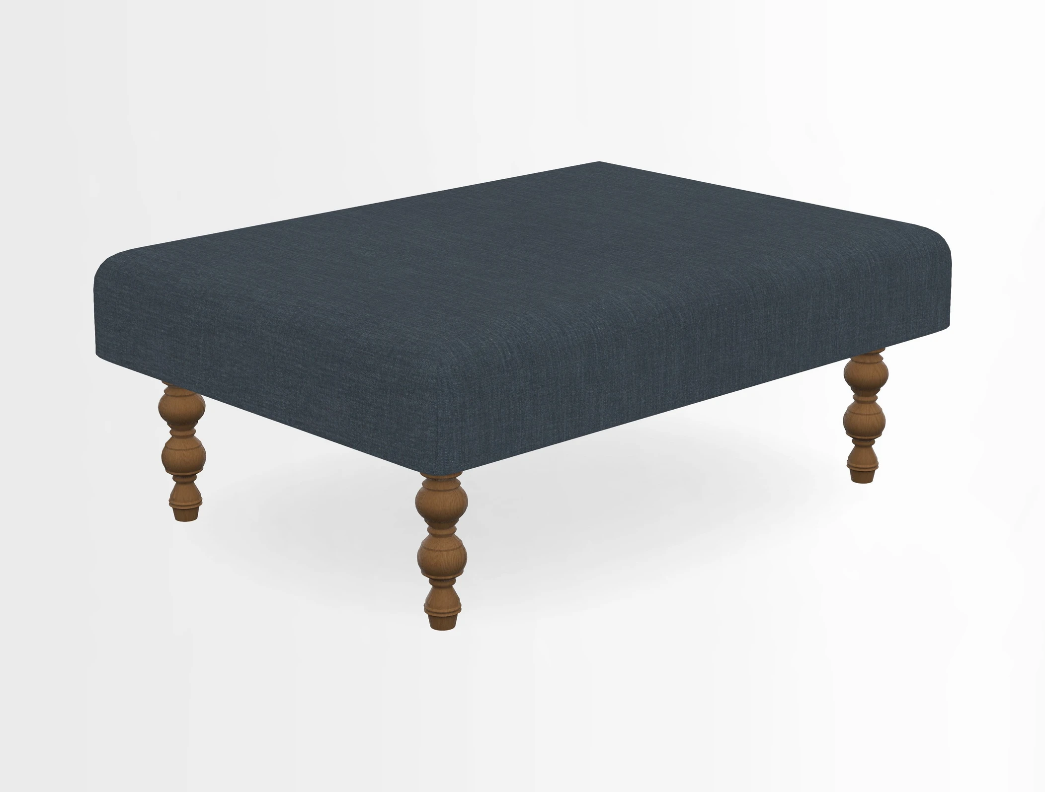 Porthallow Footstool in V&A Threads of India Sulawesi Splendour Indra Winter