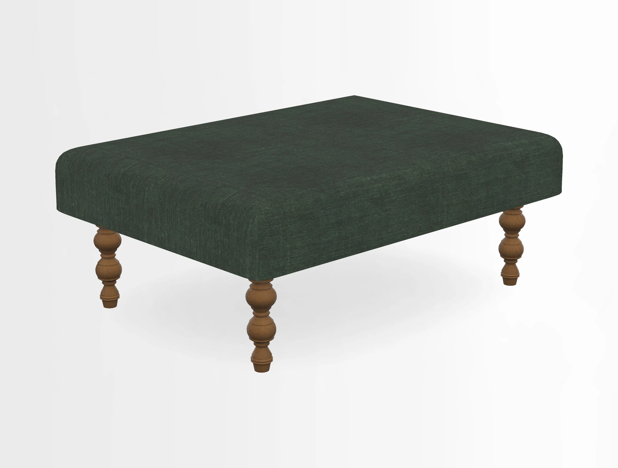Porthallow Footstool in V&A Threads of India Sulawesi Splendour Indra Winter