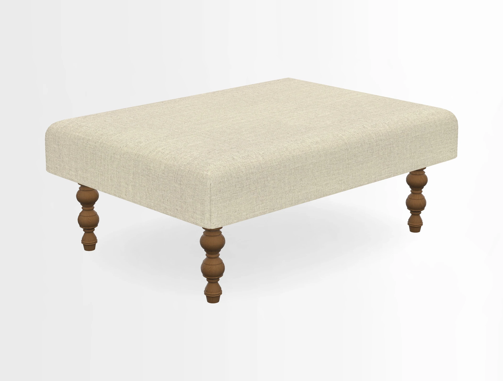 Porthallow Footstool in V&A Threads of India Sulawesi Splendour Indra Winter