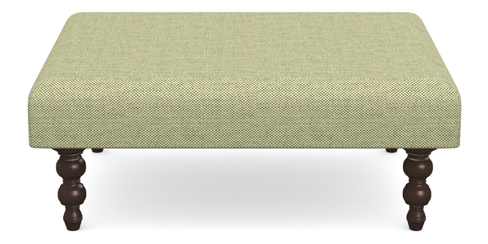 Product photograph of Porthallow Footstool Footstool A In Basket Weave - Sage from Sofas and Stuff Limited