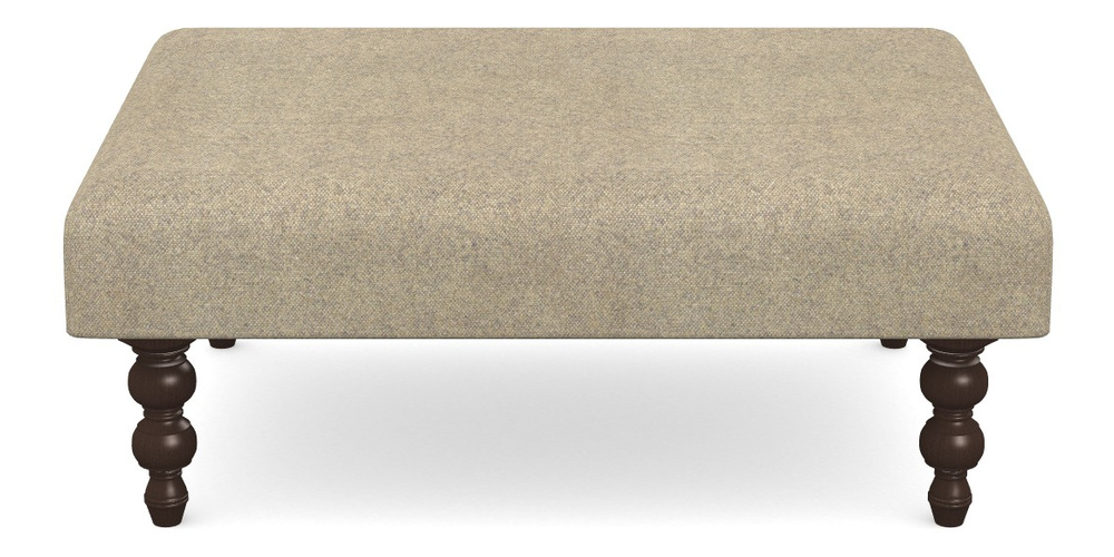 Product photograph of Porthallow Footstool Footstool A In Cloth 22 Weaves - Grand Teton - Quartz from Sofas and Stuff Limited