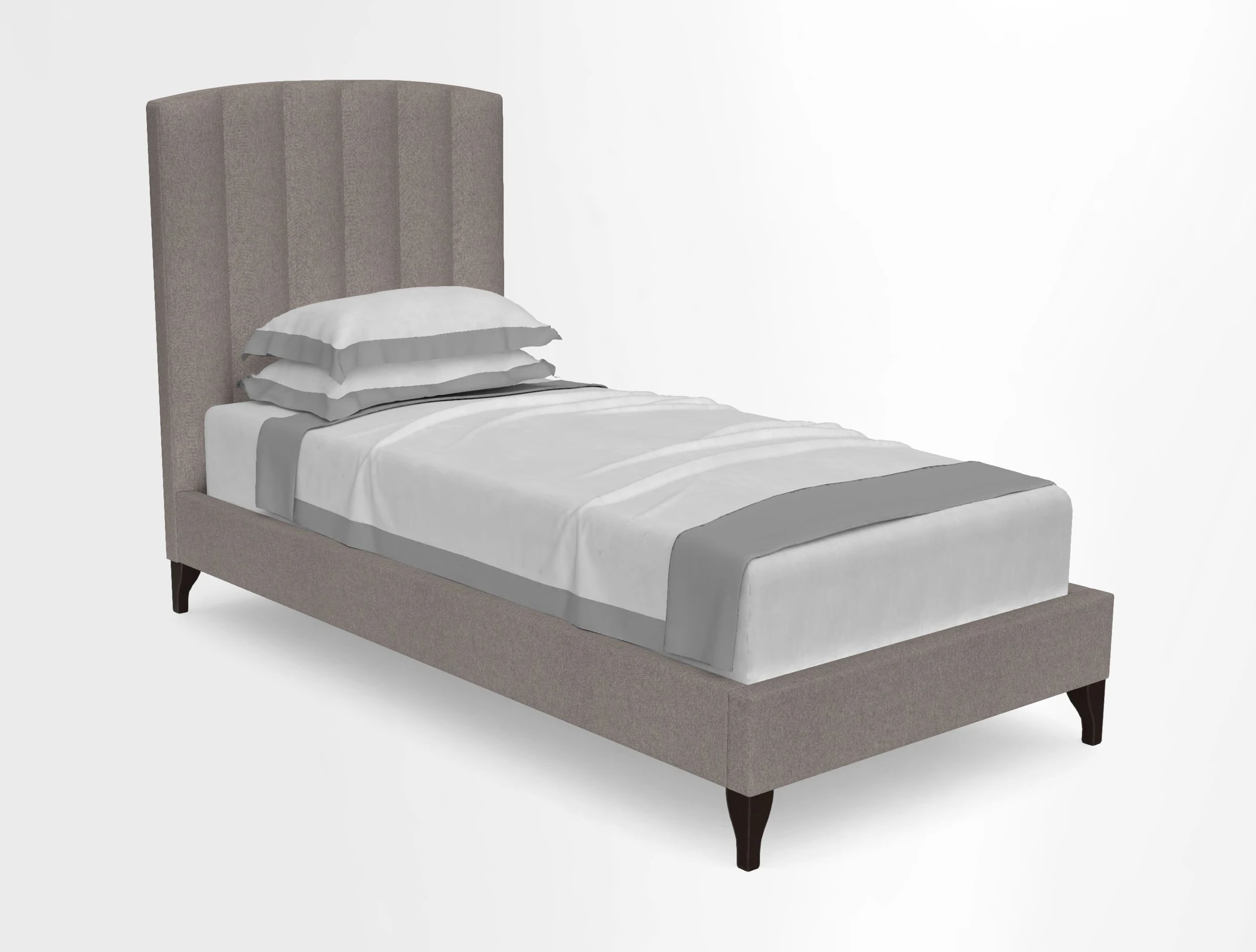 Redchurch King Bed in Linwood Omega Velvets Mixed Teal