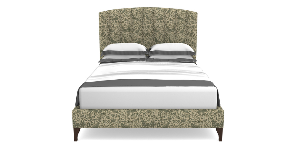 Product photograph of Redchurch Double In V A Drawn From Nature - Bird And Rabbit - Dark Green from Sofas and Stuff Limited