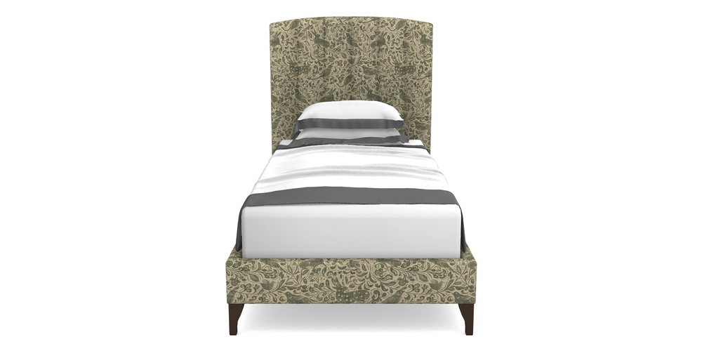 Product photograph of Redchurch Single In V A Drawn From Nature - Bird And Rabbit - Dark Green from Sofas and Stuff Limited