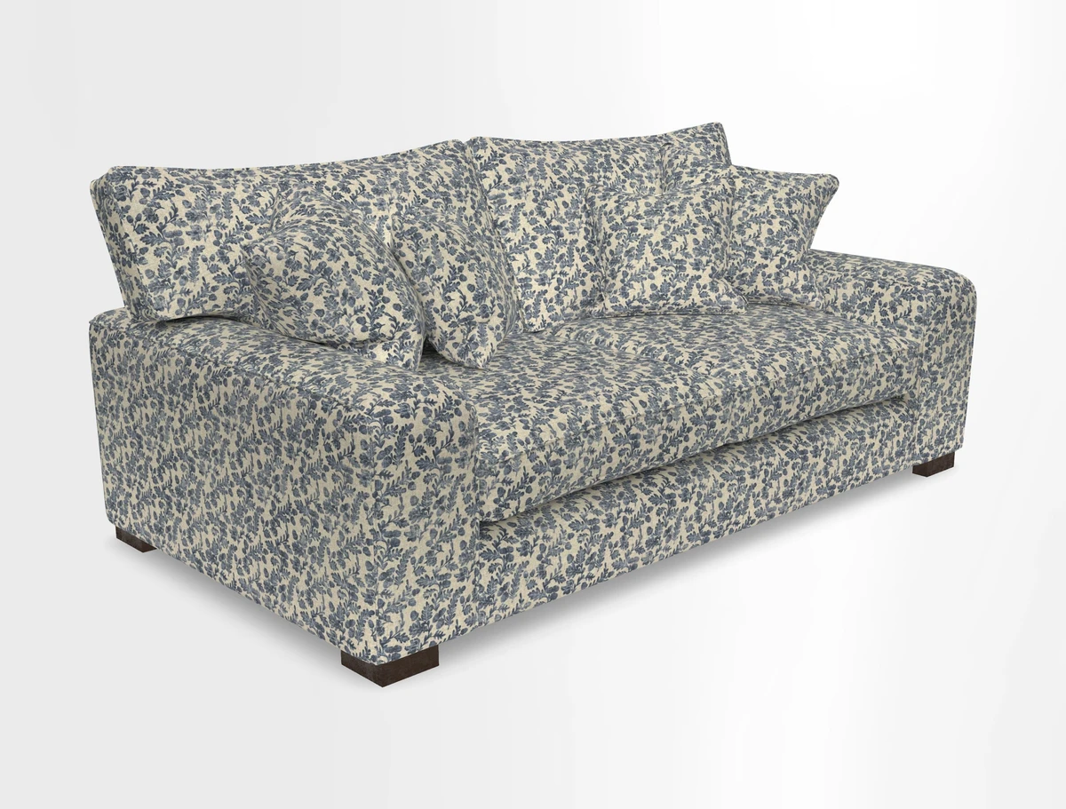 Richmond 3 Seater Sofa in Large Sussex Gingham Large Forest