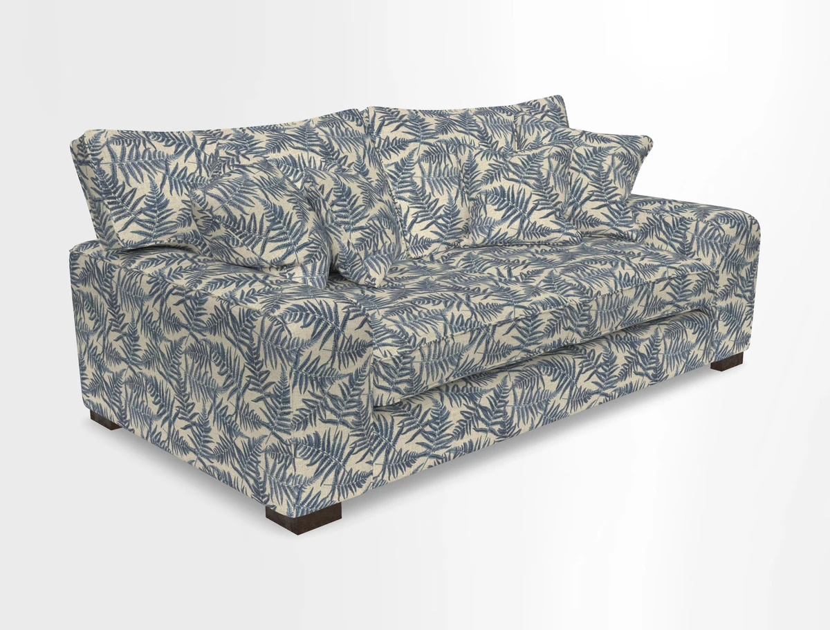 Richmond 3 Seater Sofa in Large Sussex Gingham Large Forest