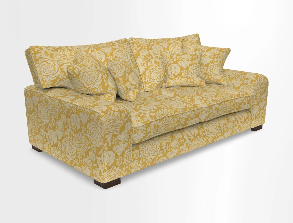 Richmond 3 Seater Sofa in Large Sussex Gingham Large Forest