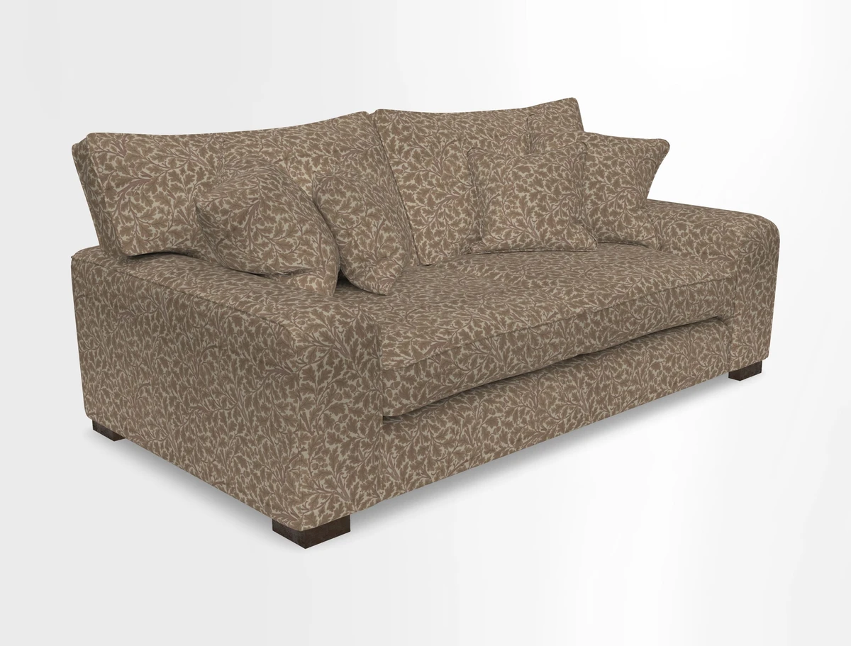 Richmond 3 Seater Sofa in Large Sussex Gingham Large Forest