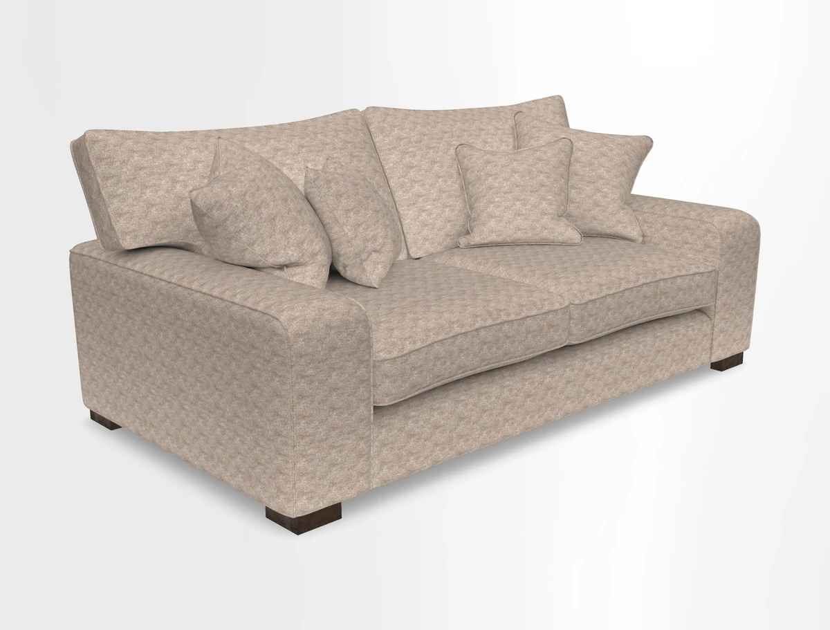 Richmond 3 Seater Sofa in Large Sussex Gingham Large Forest