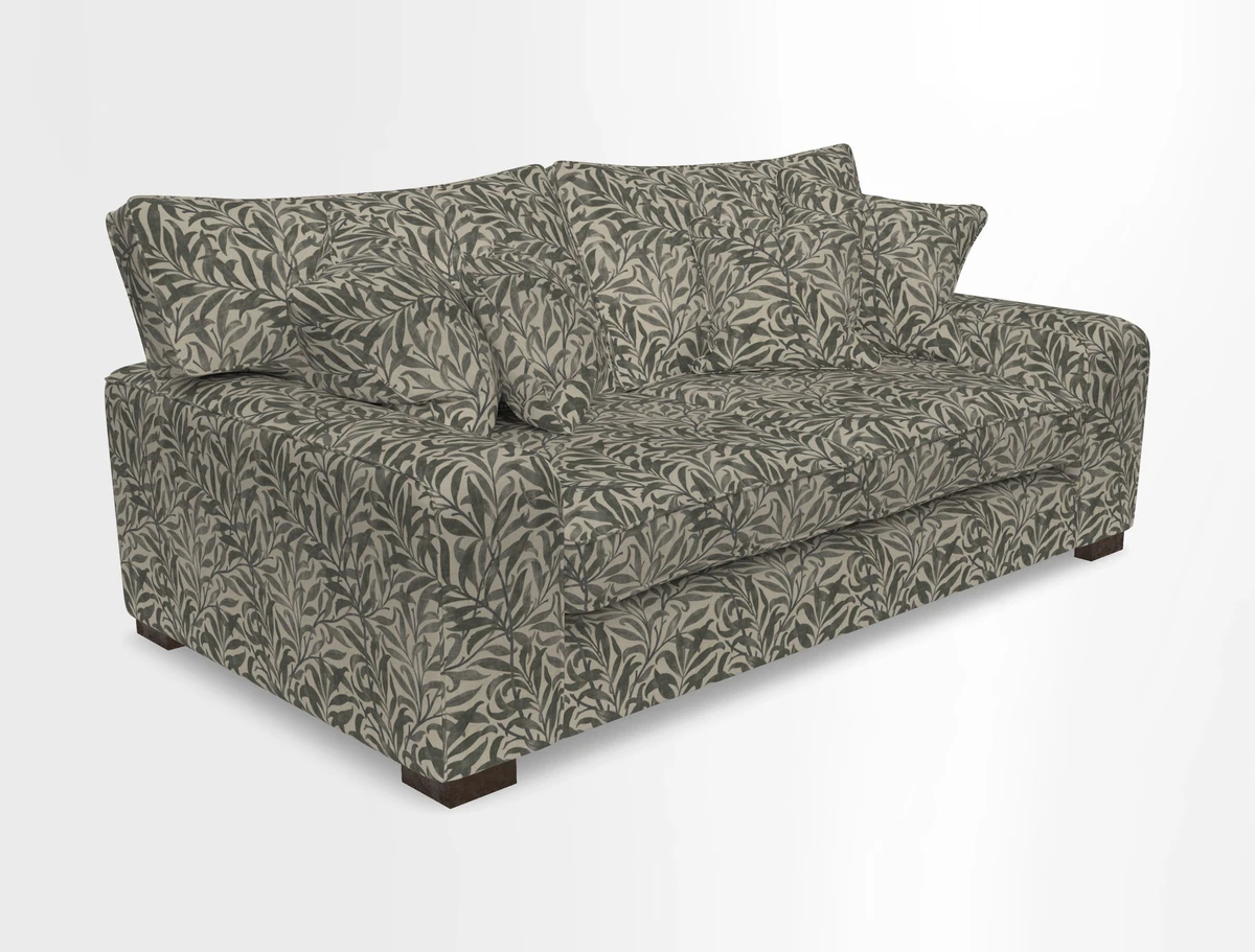 Richmond 3 Seater Sofa in Large Sussex Gingham Large Forest