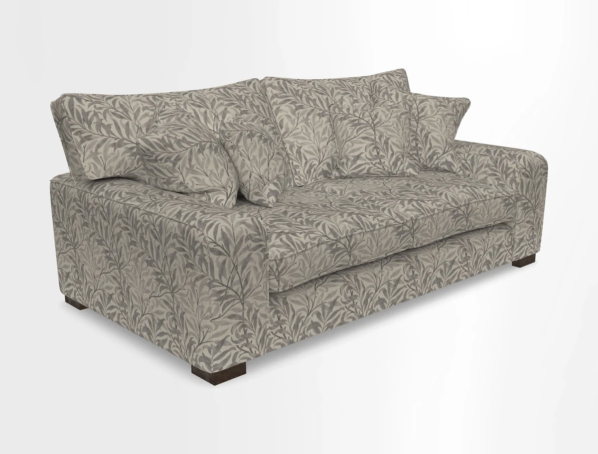 Richmond 3 Seater Sofa in Large Sussex Gingham Large Forest