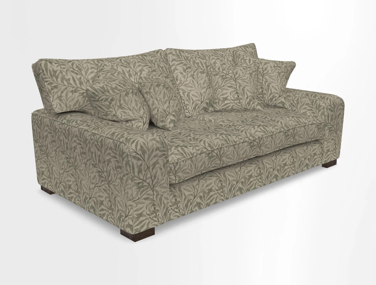 Richmond 3 Seater Sofa in Large Sussex Gingham Large Forest
