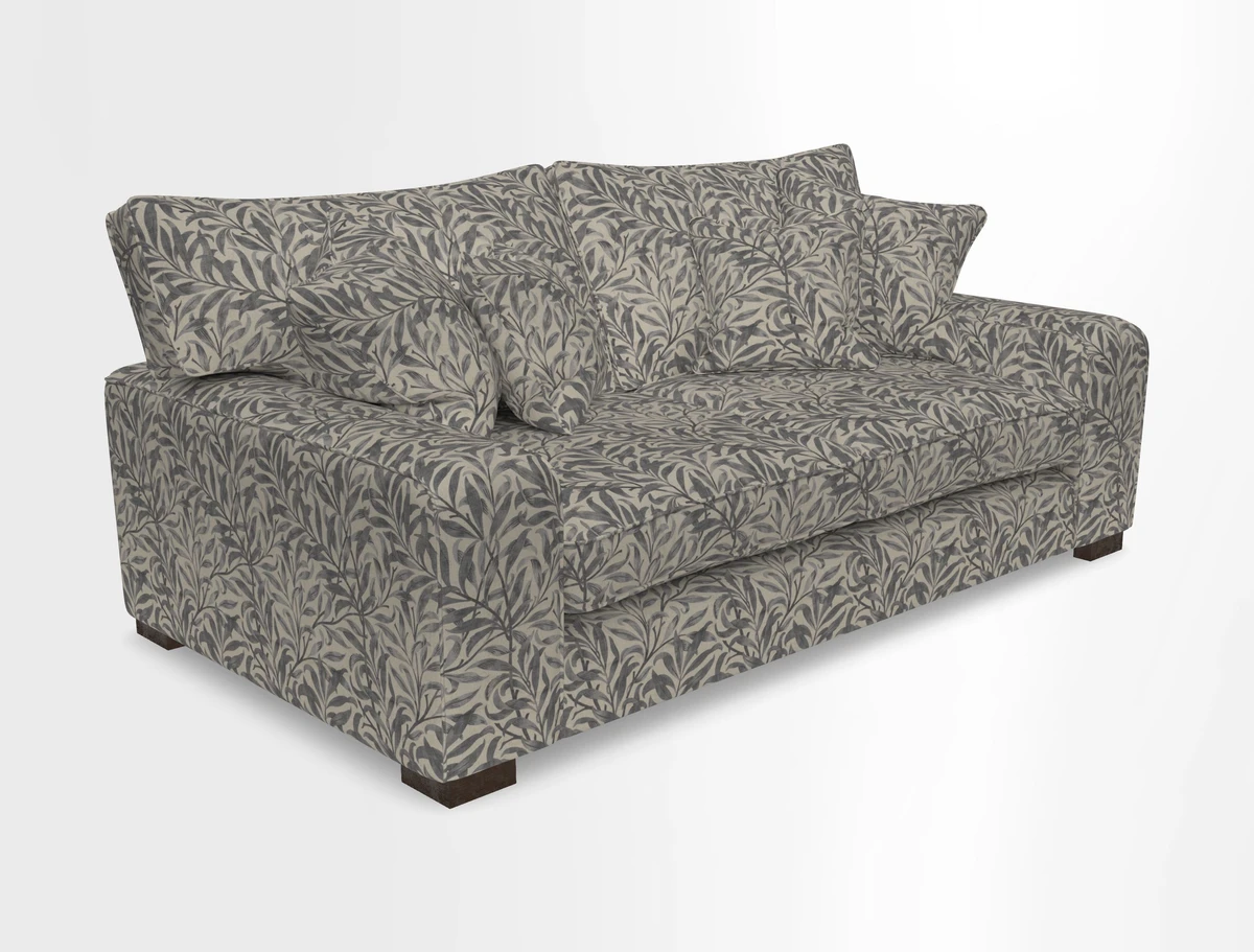 Richmond 3 Seater Sofa in Large Sussex Gingham Large Forest