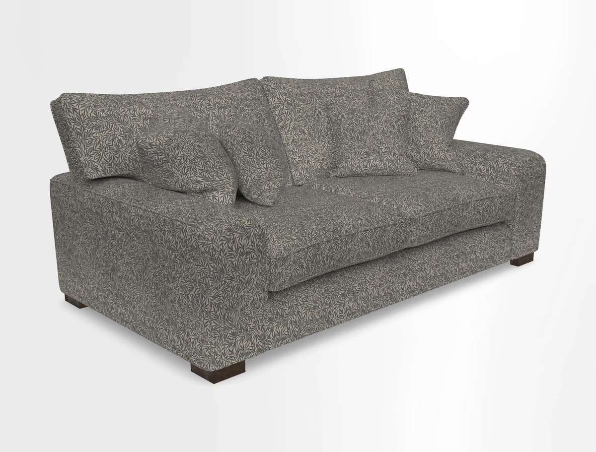 Richmond 3 Seater Sofa in Large Sussex Gingham Large Forest
