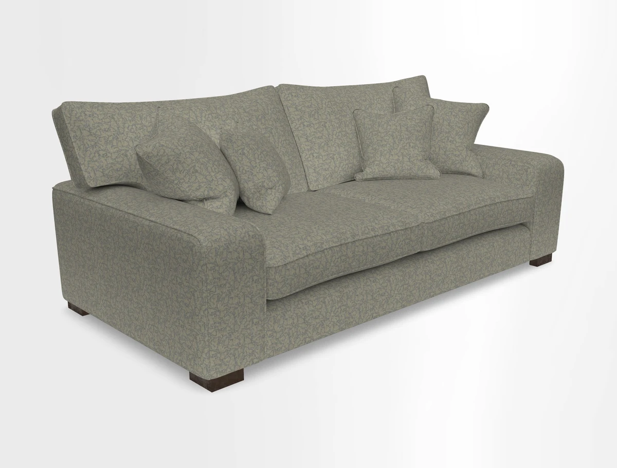 Richmond 3 Seater Sofa in Large Sussex Gingham Large Forest
