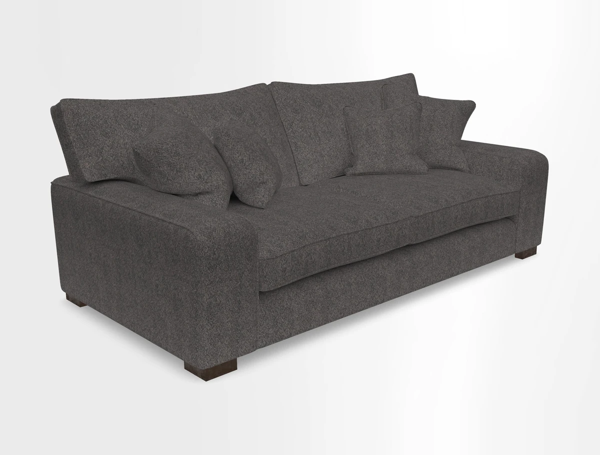 Richmond 3 Seater Sofa in Large Sussex Gingham Large Forest