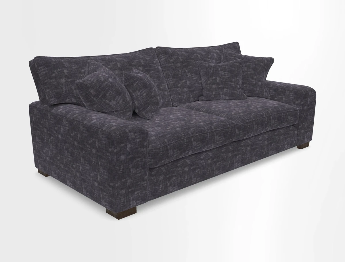 Richmond 3 Seater Sofa in Large Sussex Gingham Large Forest