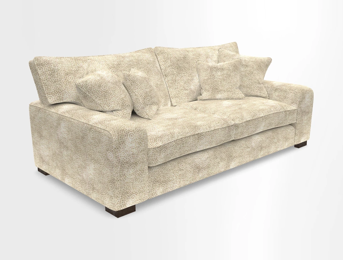 Richmond 3 Seater Sofa in Large Sussex Gingham Large Forest