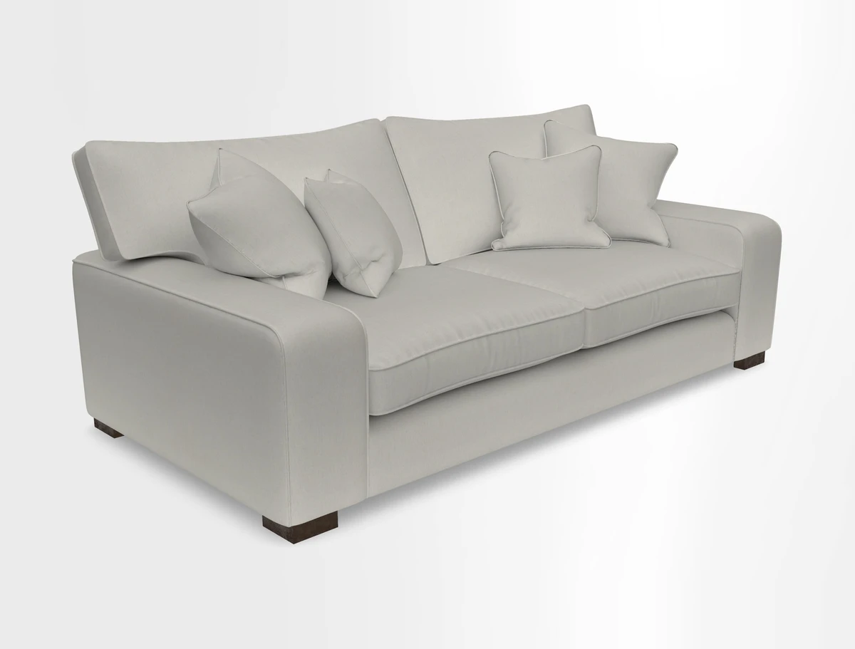 Richmond 3 Seater Sofa in Large Sussex Gingham Large Forest