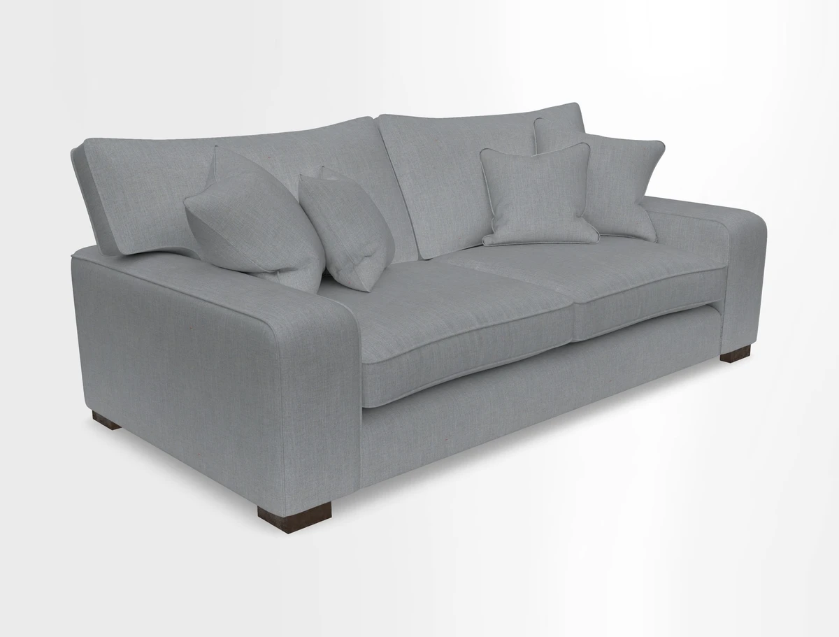 Richmond 3 Seater Sofa in Large Sussex Gingham Large Forest