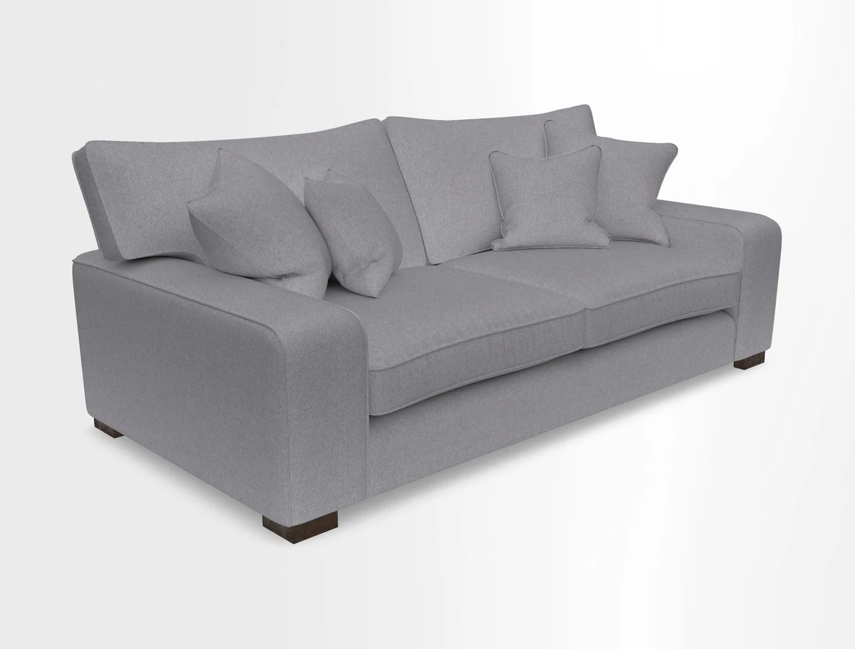 Richmond 3 Seater Sofa in Large Sussex Gingham Large Forest