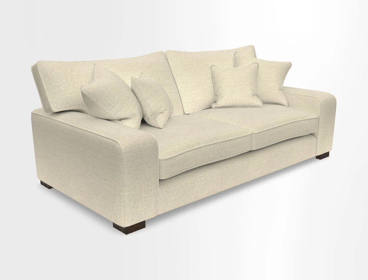 Richmond 3 Seater Sofa in Large Sussex Gingham Large Forest
