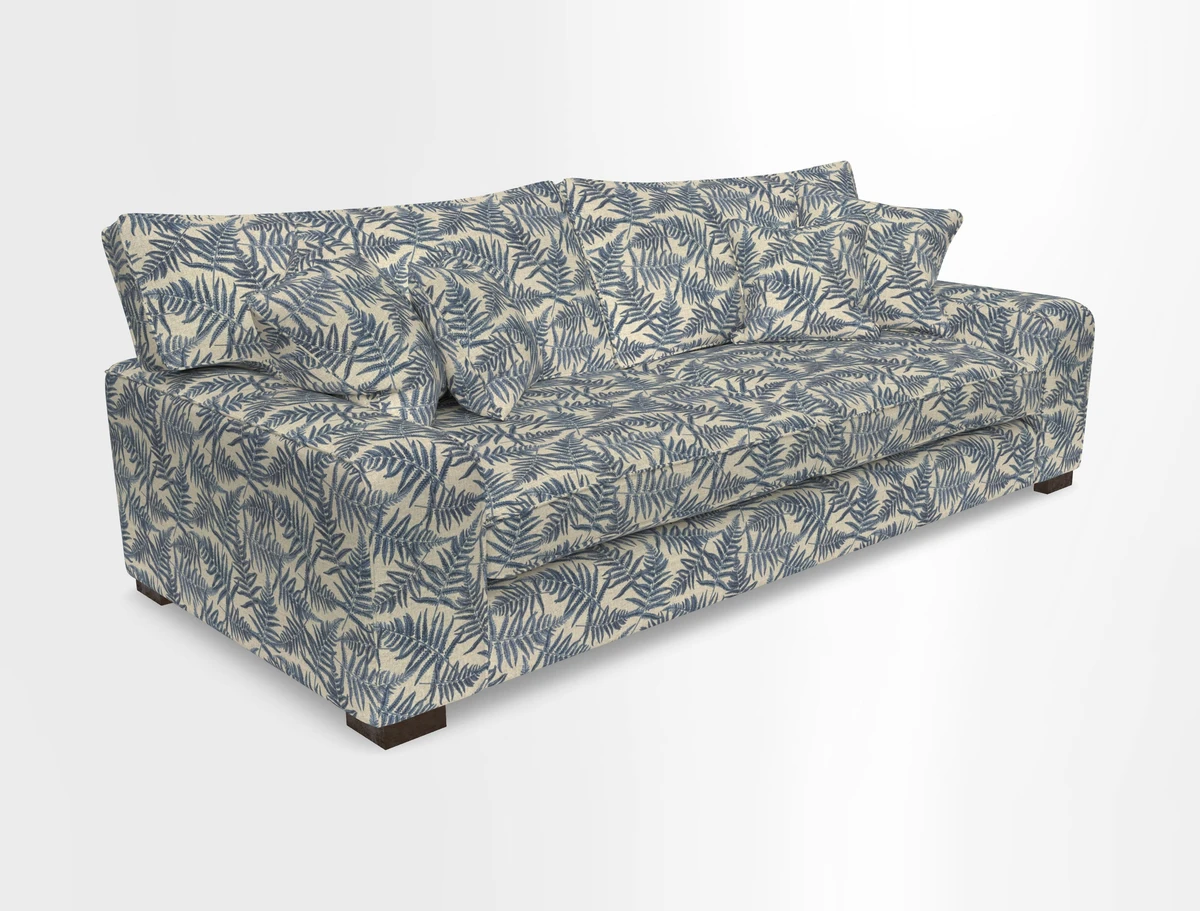 Richmond 3 Seater Sofa in Large Sussex Gingham Large Forest