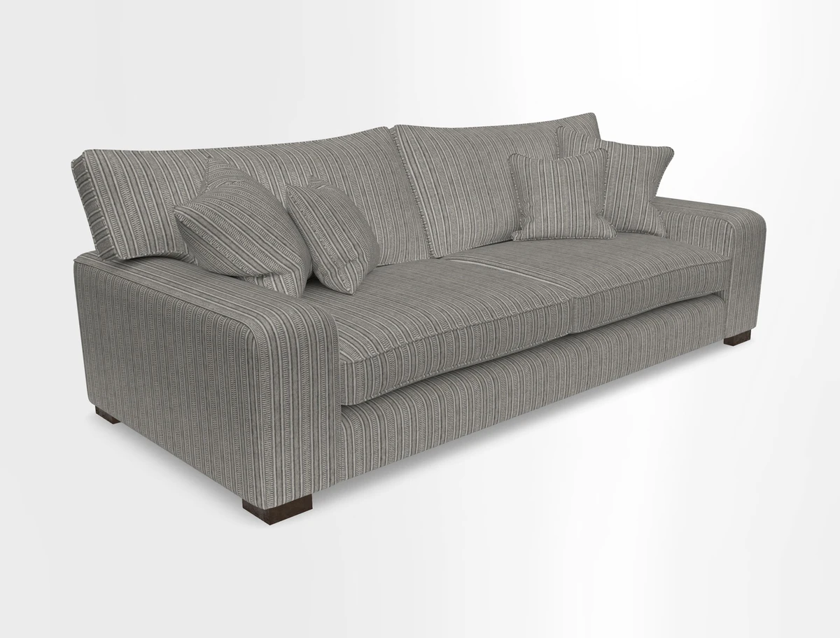 Richmond 3 Seater Sofa in Large Sussex Gingham Large Forest