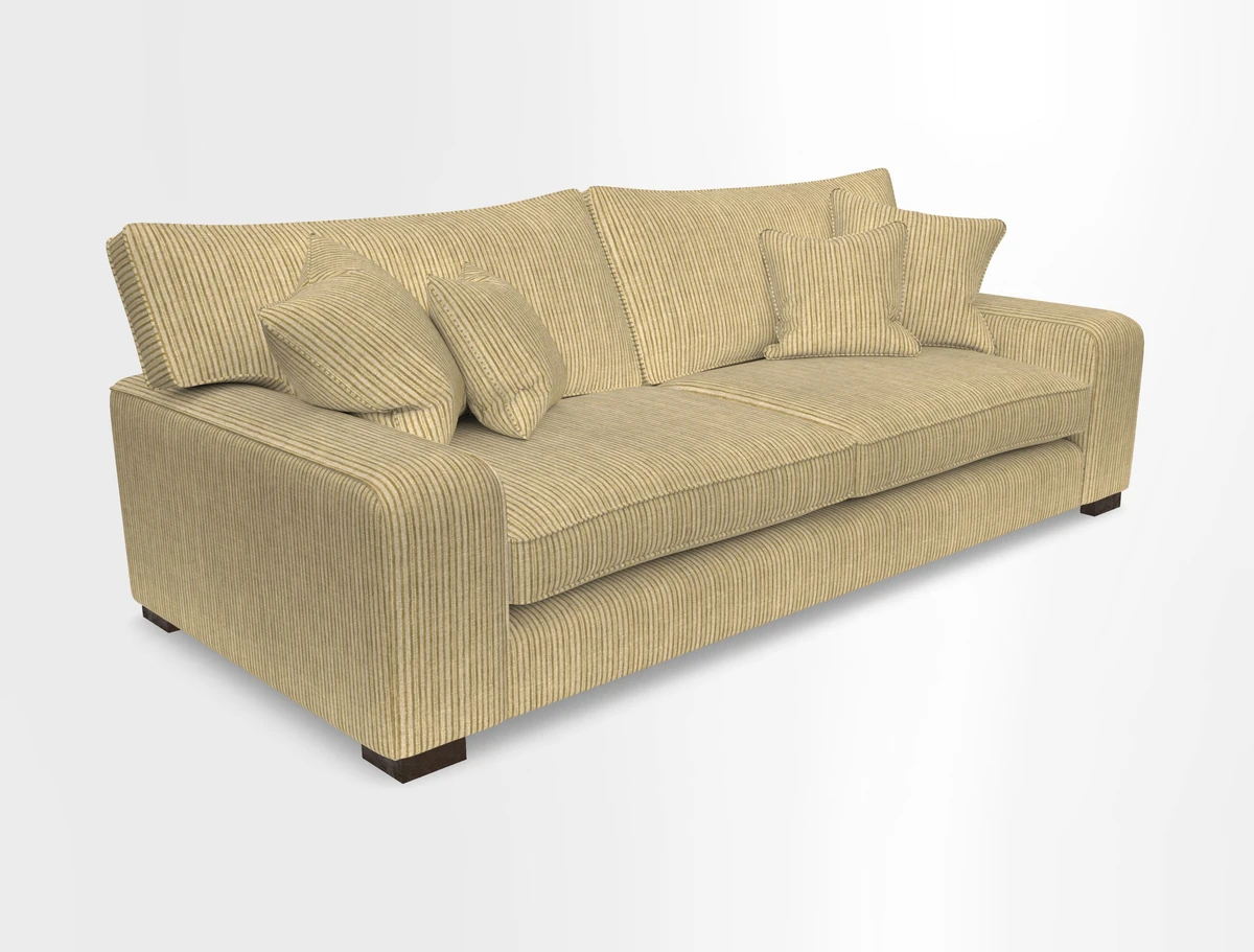 Richmond 3 Seater Sofa in Large Sussex Gingham Large Forest