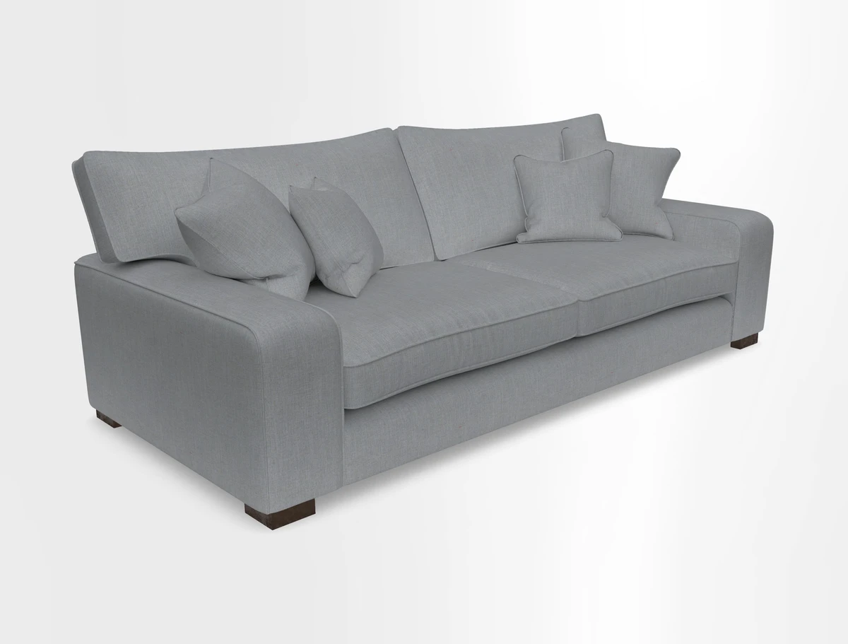 Richmond 3 Seater Sofa in Large Sussex Gingham Large Forest