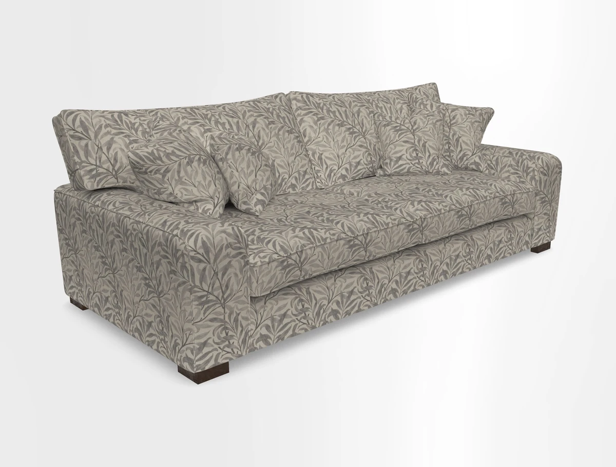 Richmond 3 Seater Sofa in Large Sussex Gingham Large Forest