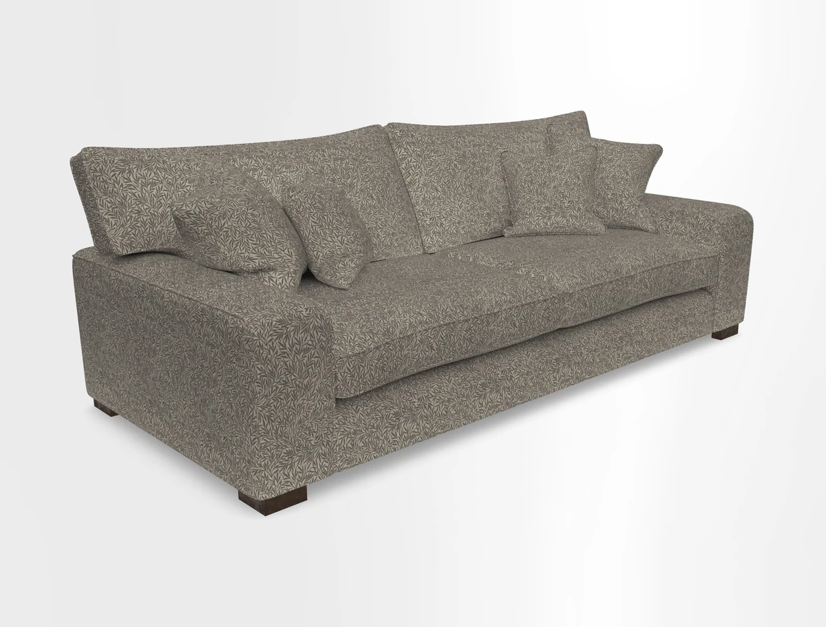 Richmond 3 Seater Sofa in Large Sussex Gingham Large Forest