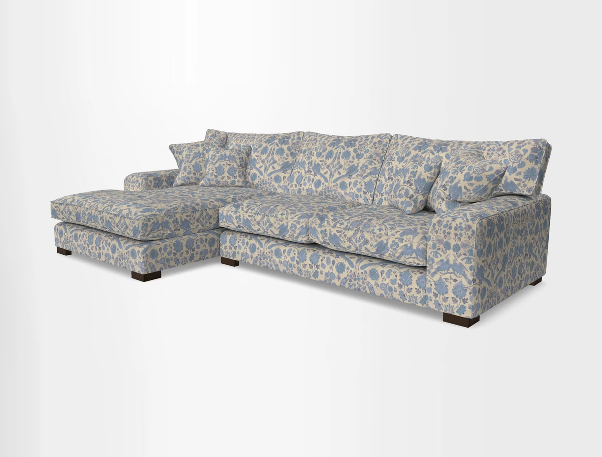 Richmond Chaise LHF  in Two Tone Plain Biscuit