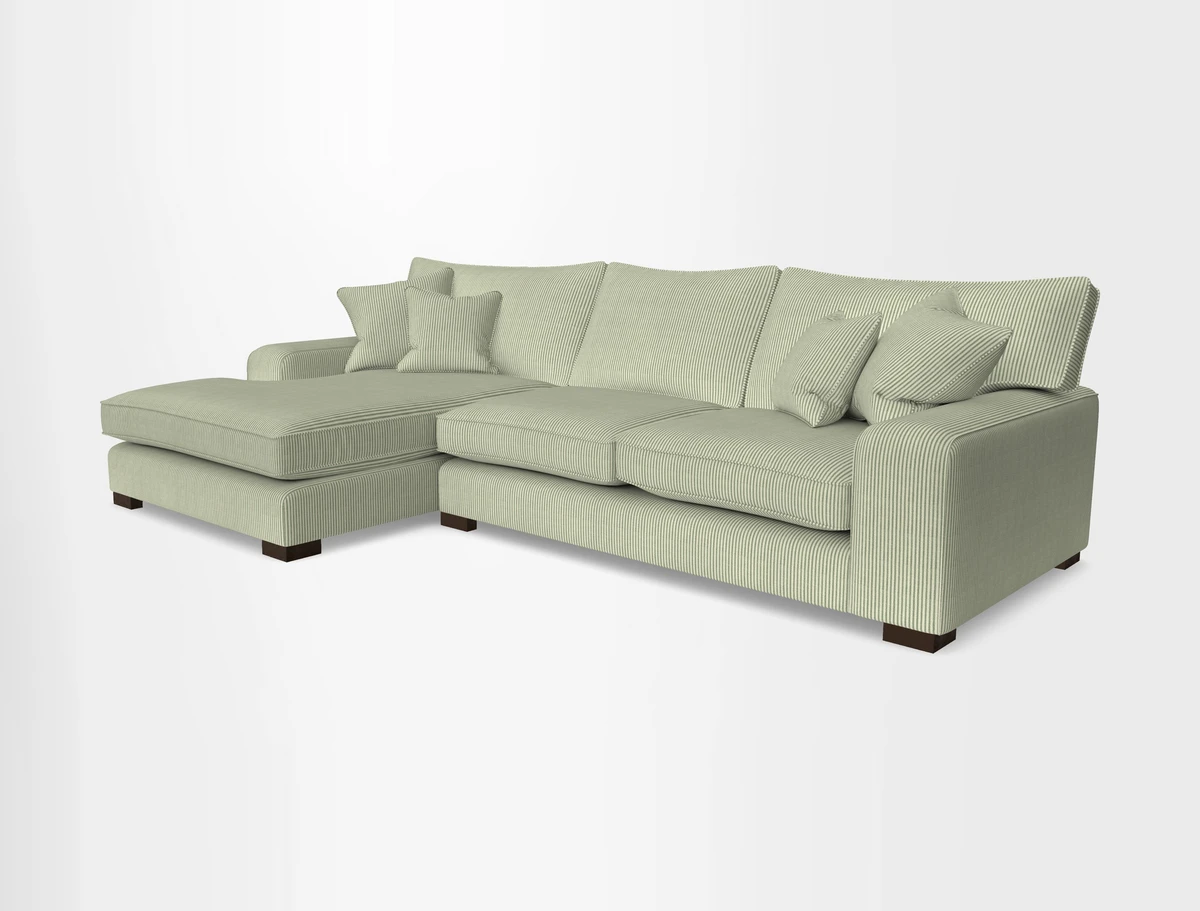 Richmond Chaise LHF  in Two Tone Plain Biscuit
