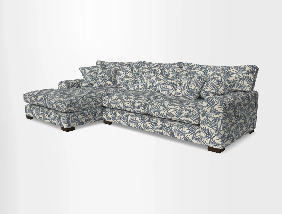 Richmond Chaise LHF  in Two Tone Plain Biscuit
